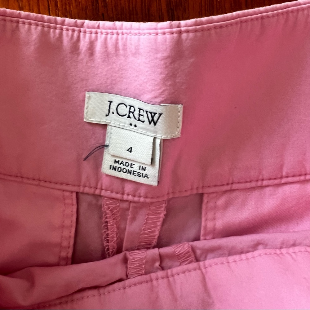 J. Crew Pink Paperbag Waist Tie Shorts - Picture 5 of 6